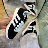 Baskets à semelles épaisses à lacets