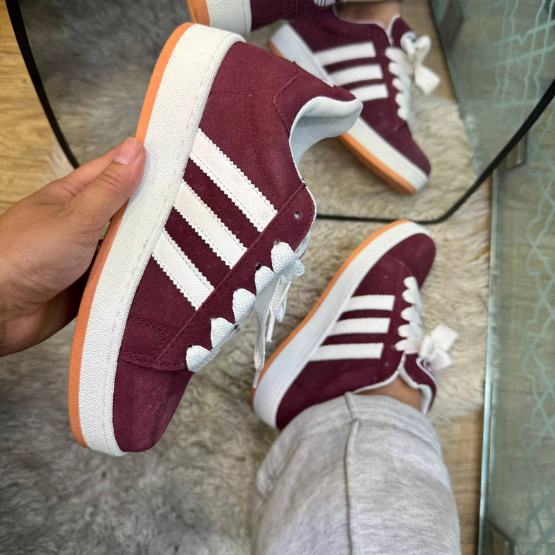 Baskets à semelles épaisses à lacets