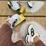 Baskets à semelles épaisses à lacets